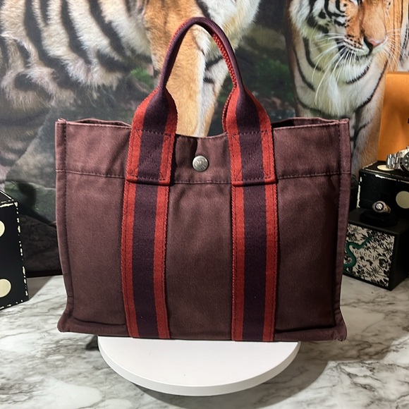 HERMES::PM TOTE BAG. IN GUC - Picture 1 of 15